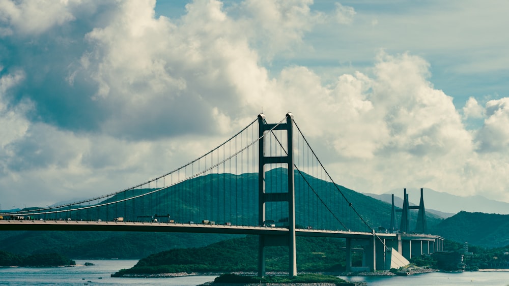 golden gate bridge under white clouds