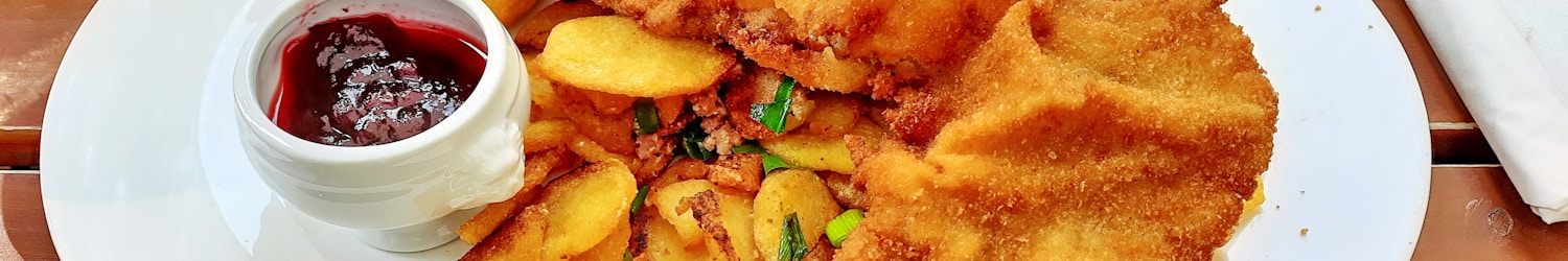 fried food on white ceramic plate