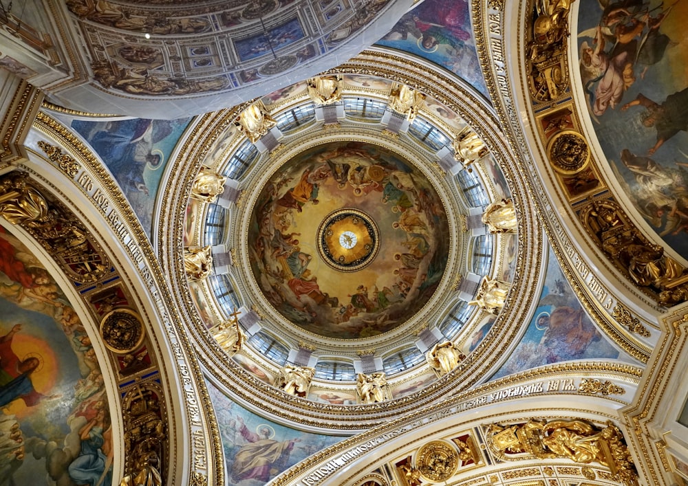 low angle view of ceiling