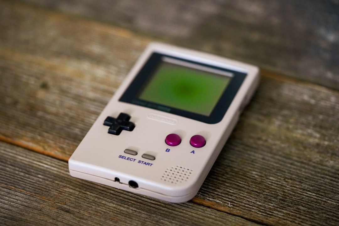 white nintendo game boy game boy