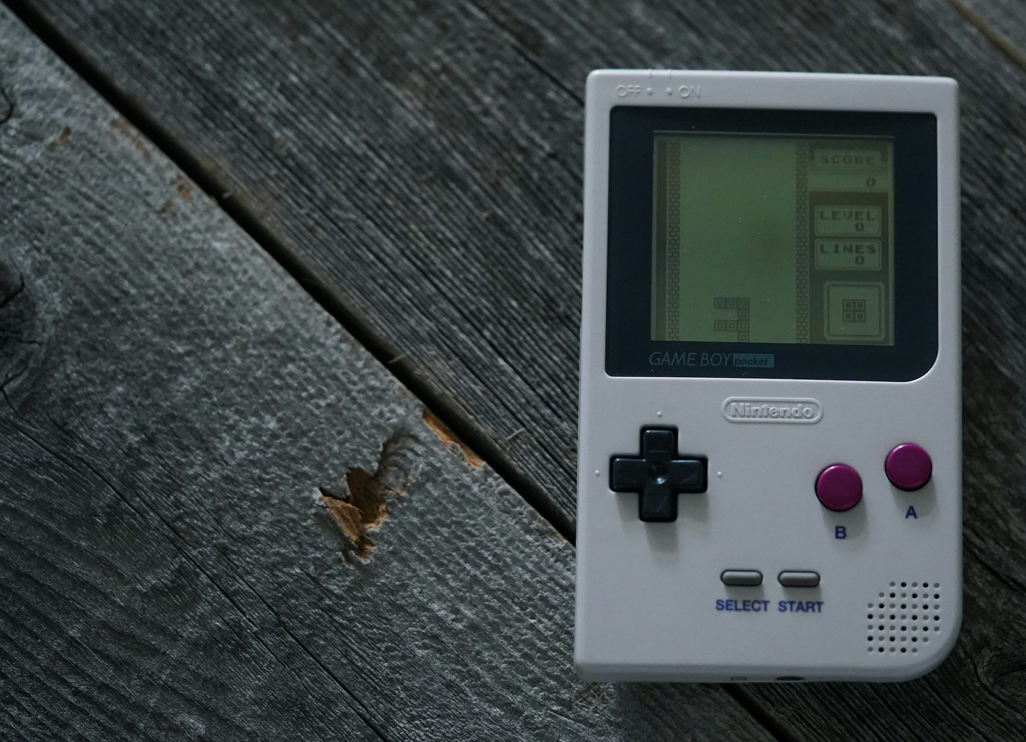 Gameboy Pocket with Tetris