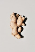 brown and white stone fragment