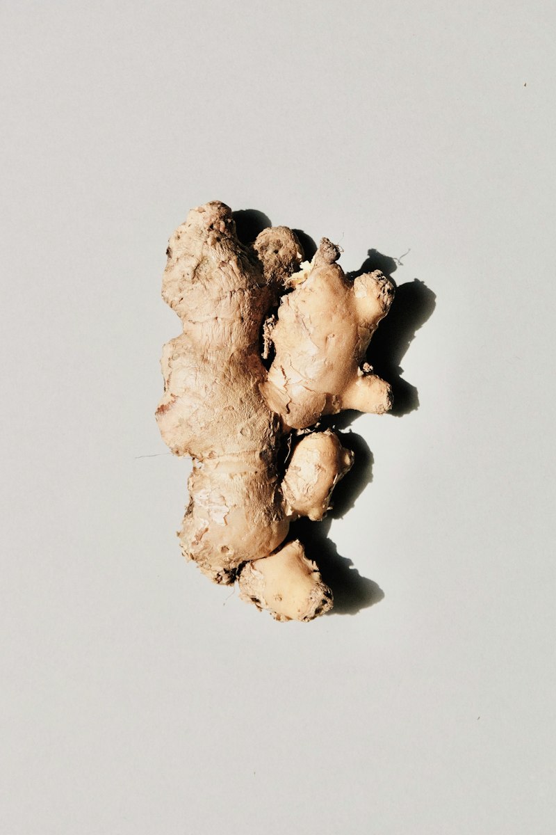 Turmeric and ginger roots
