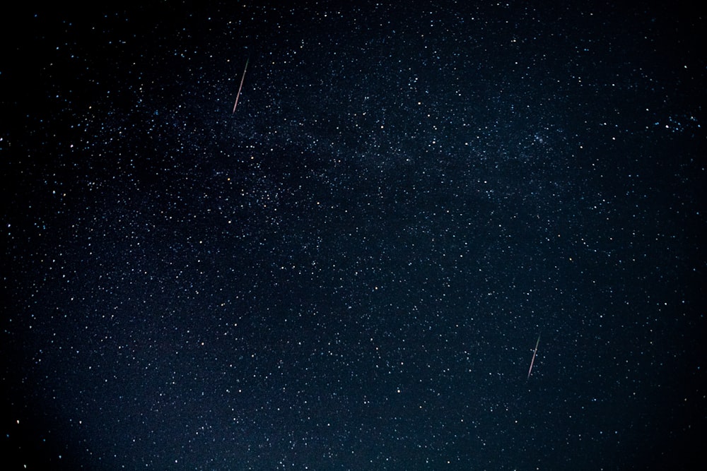 stars in the sky during night time