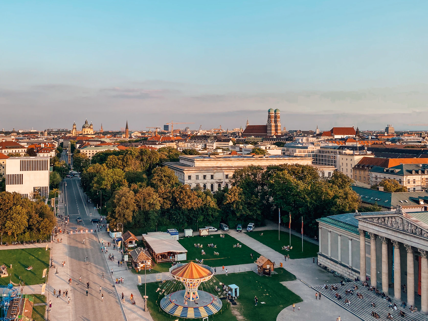 München Isar und Stadtleben