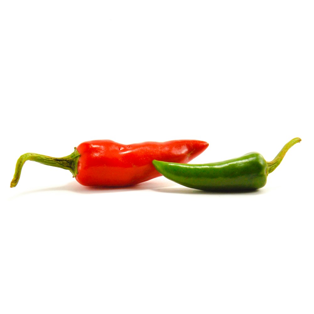 red and green chili pepper