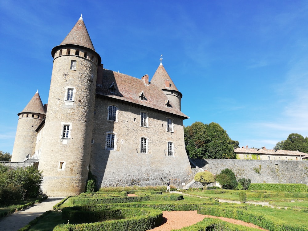 grey concrete castle under blue sky during daytime