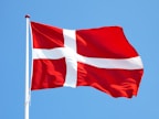 red and white flag on pole