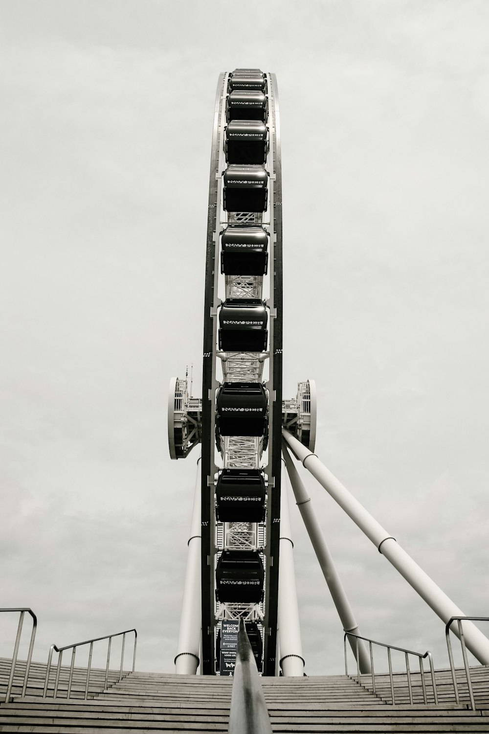 gray and black metal frame