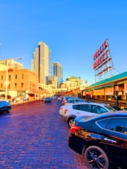 Image of a clean and organized public market area.