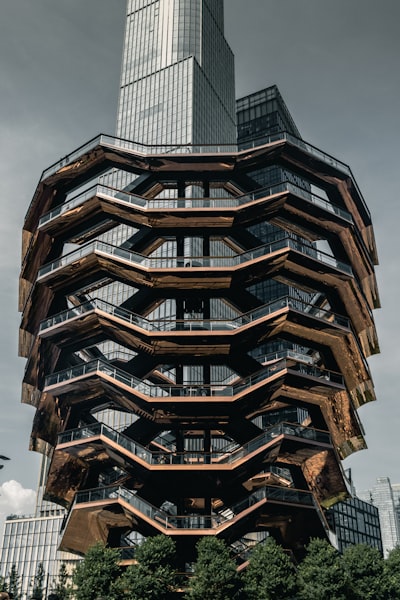 brown and black concrete building