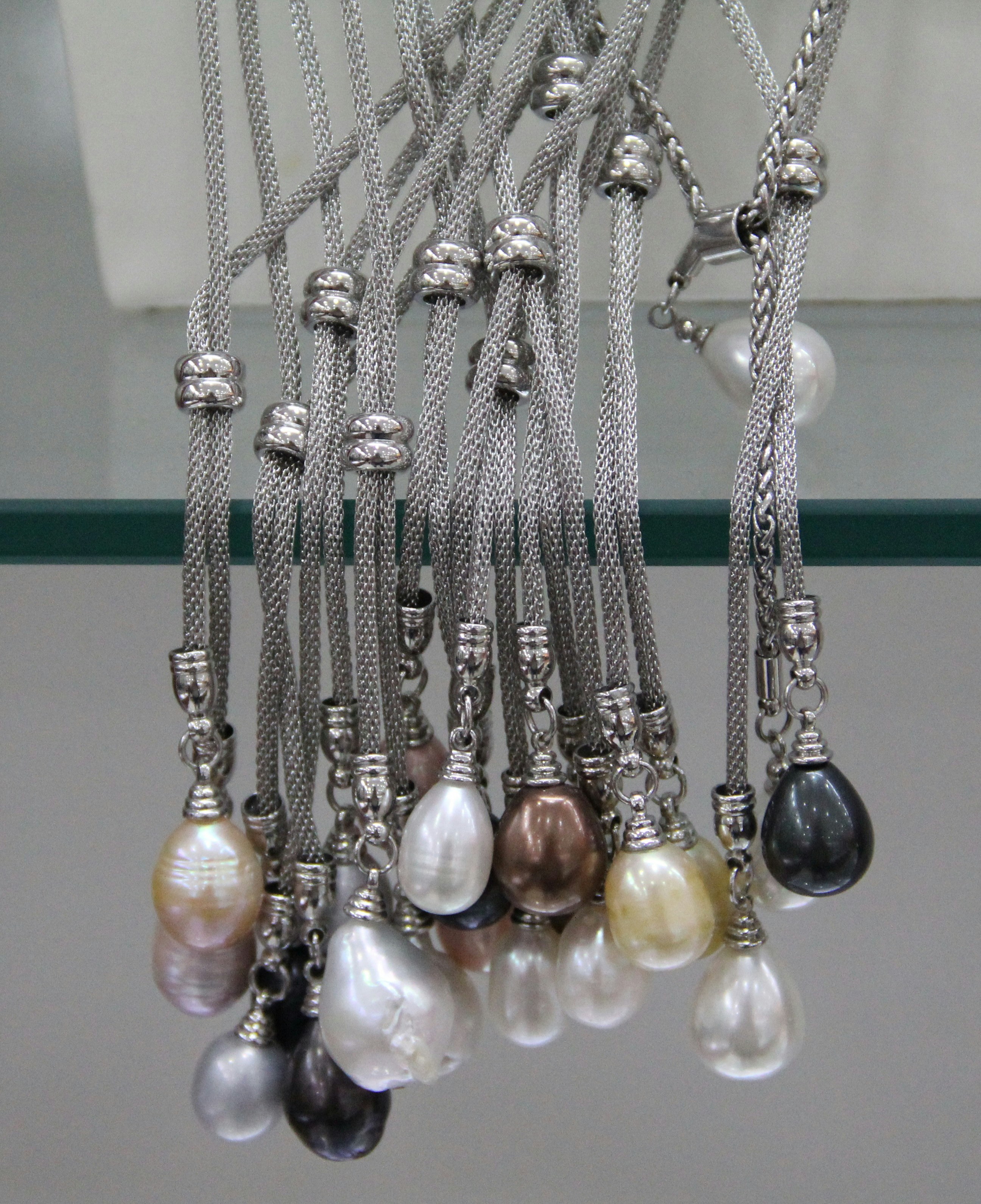 Silver necklaces collection