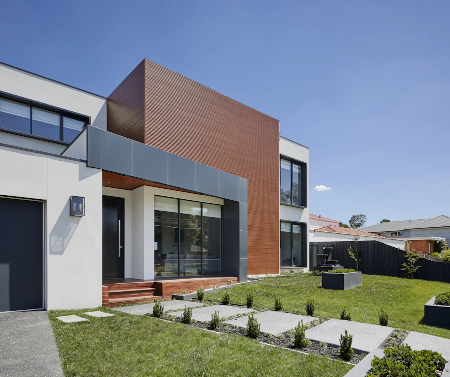 Residential roofline and guttering