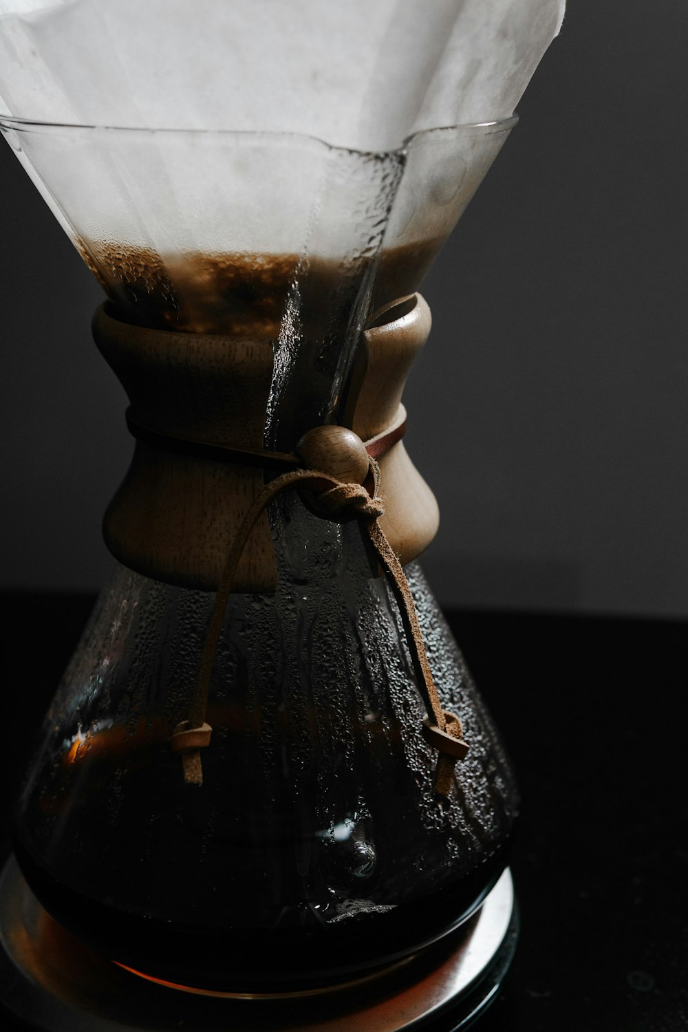 brown and white ceramic vase