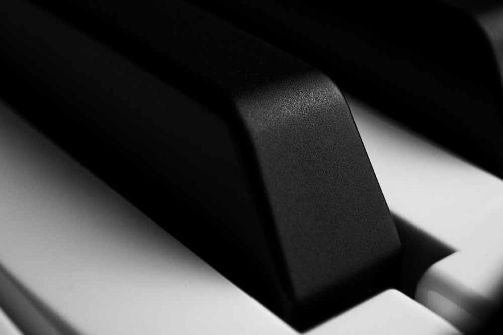 black rectangular device on white surface