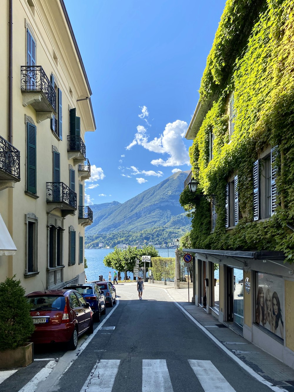 auto parcheggiate lungo la strada vicino agli edifici durante il giorno