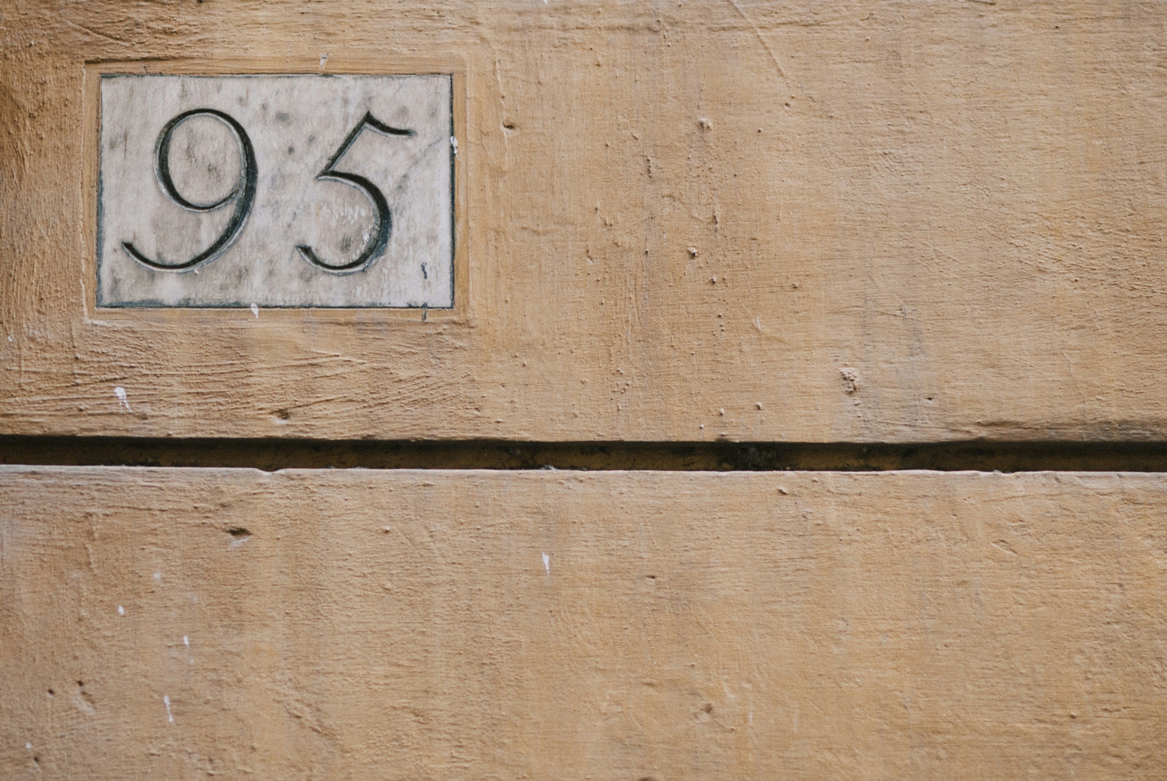 House number, Rome.