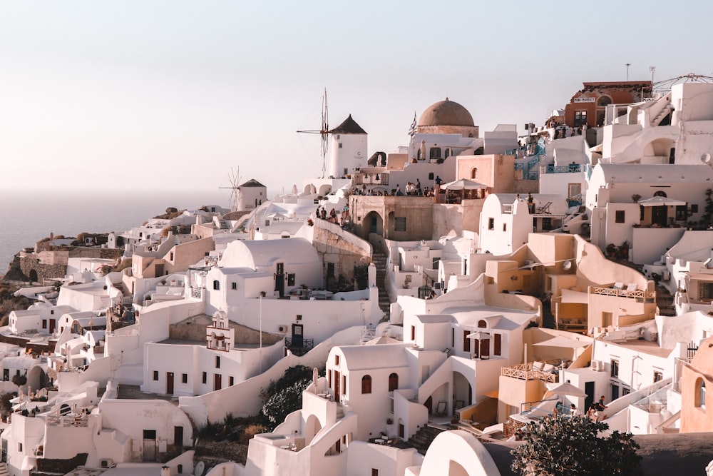 white and brown concrete houses during daytime