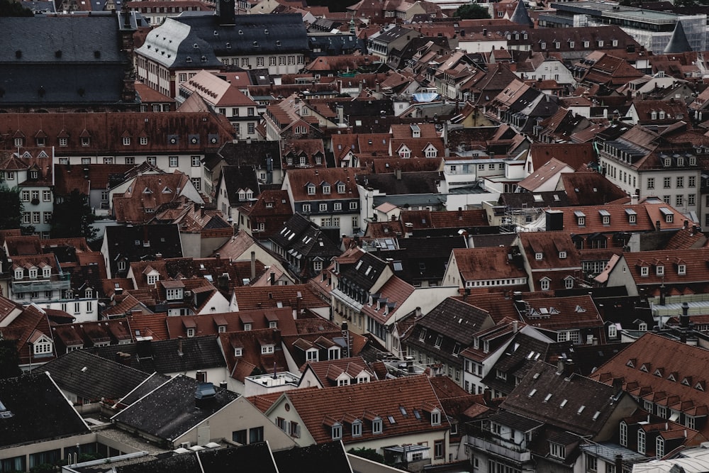 brown and white concrete houses