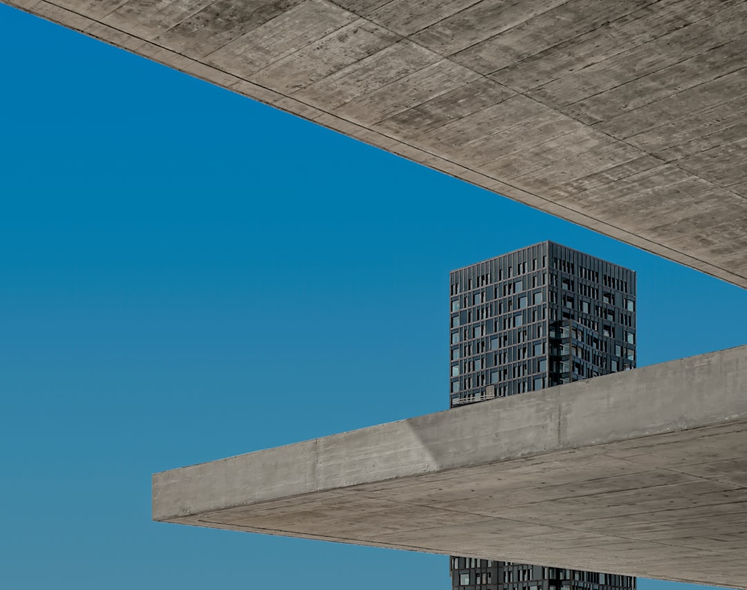 brown concrete building under blue sky during daytime, Framed