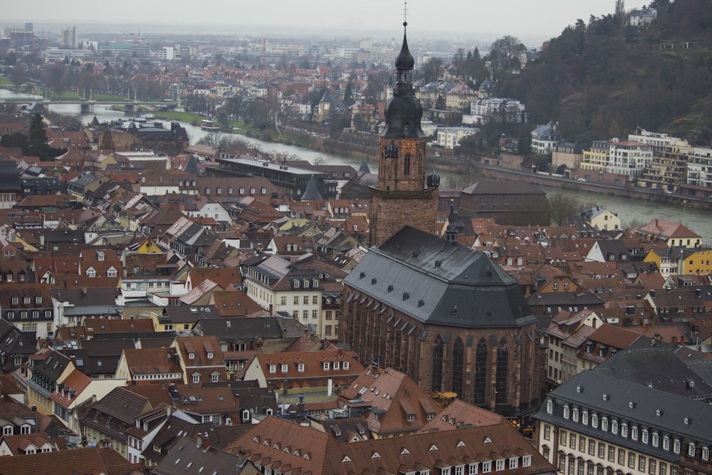 aerial view of city buildings during daytime