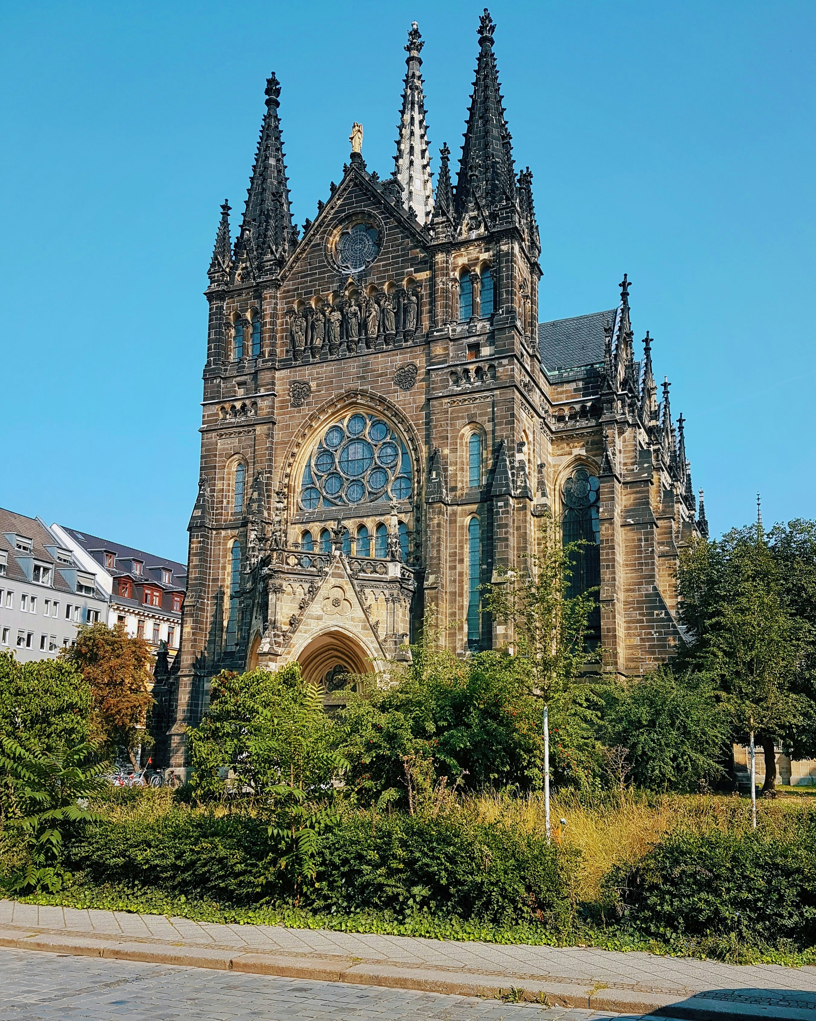 Peterskirche in Leipzig, Germany. For more visual travel inspiration visit our instagram: https://www.instagram.com/reiseuhu