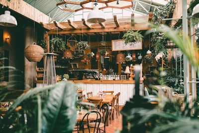 Warm café interior at Koko Loko Coffee New Brunswick