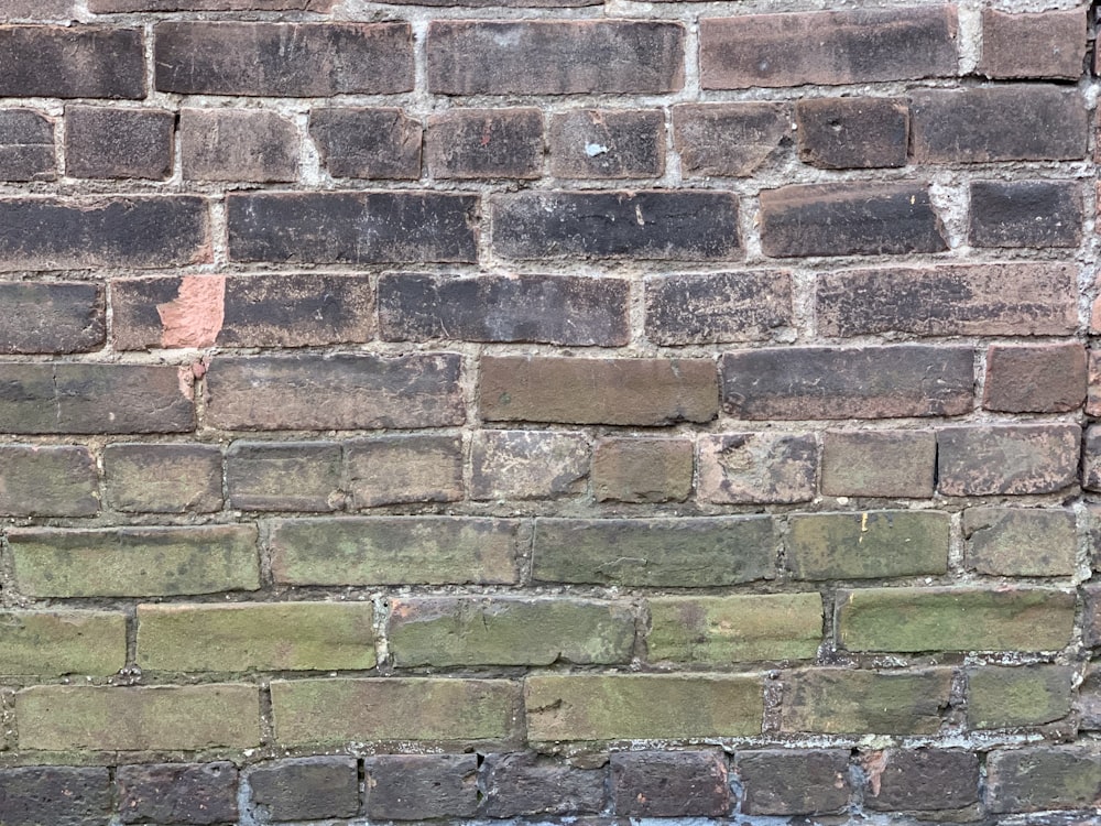 brown and gray brick wall