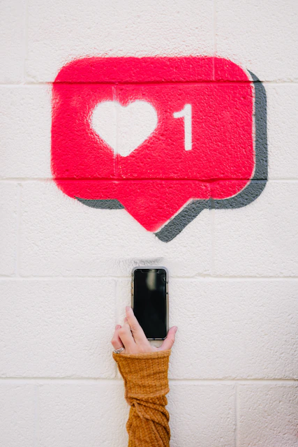 red and white love wall decor
