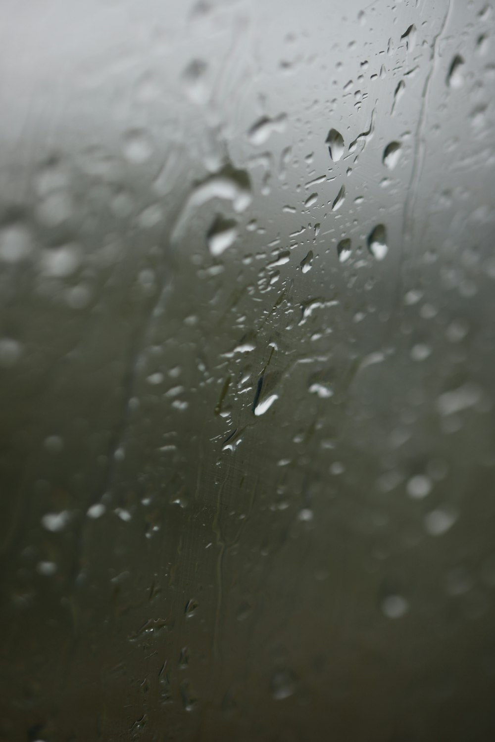 water droplets on glass window