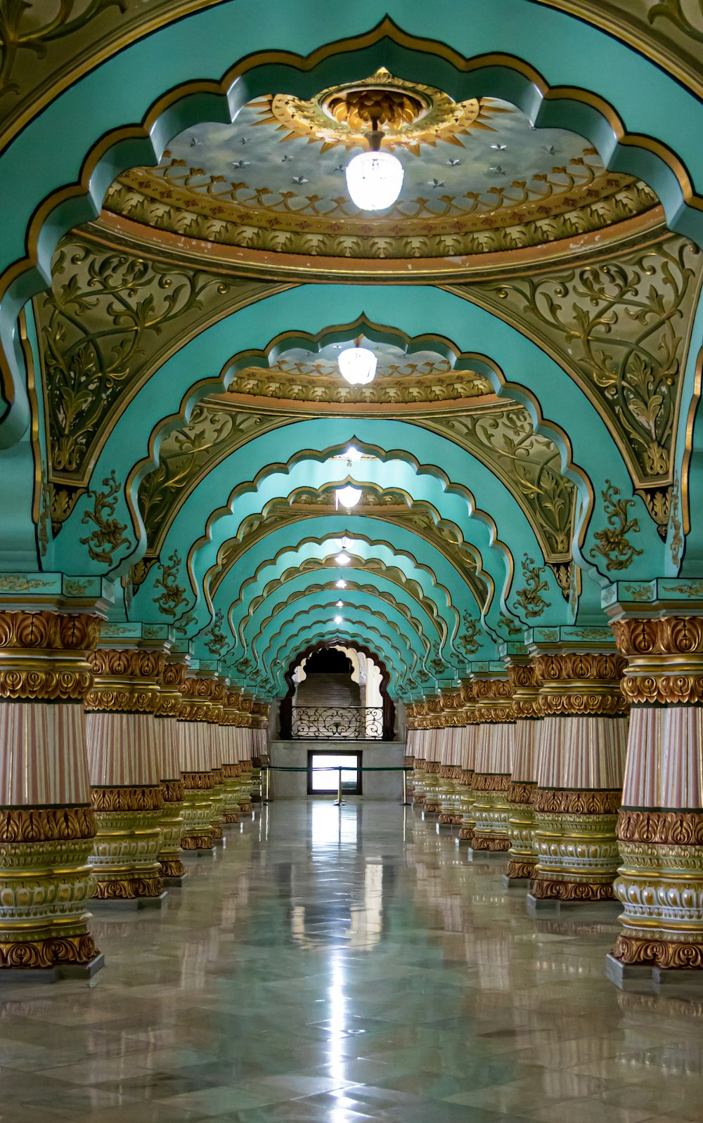 people walking on hallway inside building