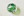 green and blue glass ball