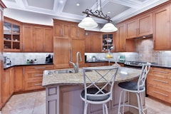 stainless steel 3 light chandelier
