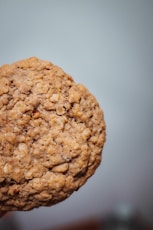 brown cookies on white surface