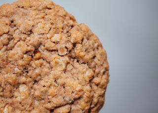 brown cookies on white surface