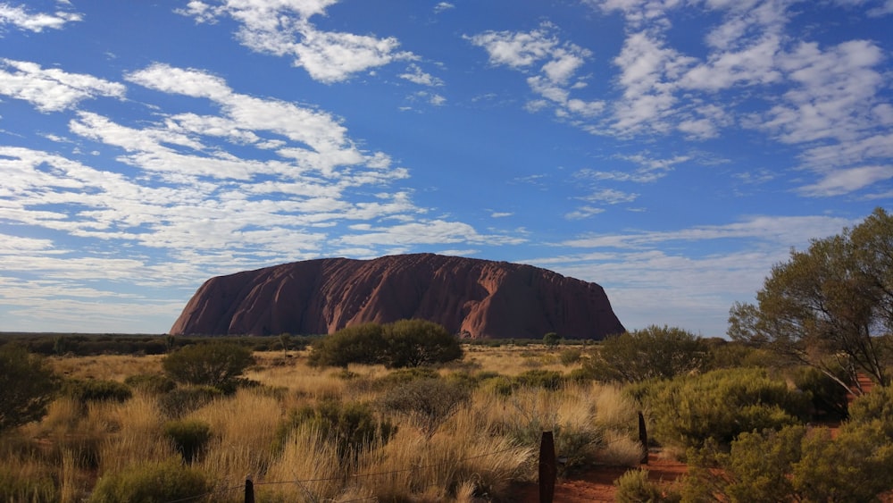 brown rock formation under blue sky during daytime