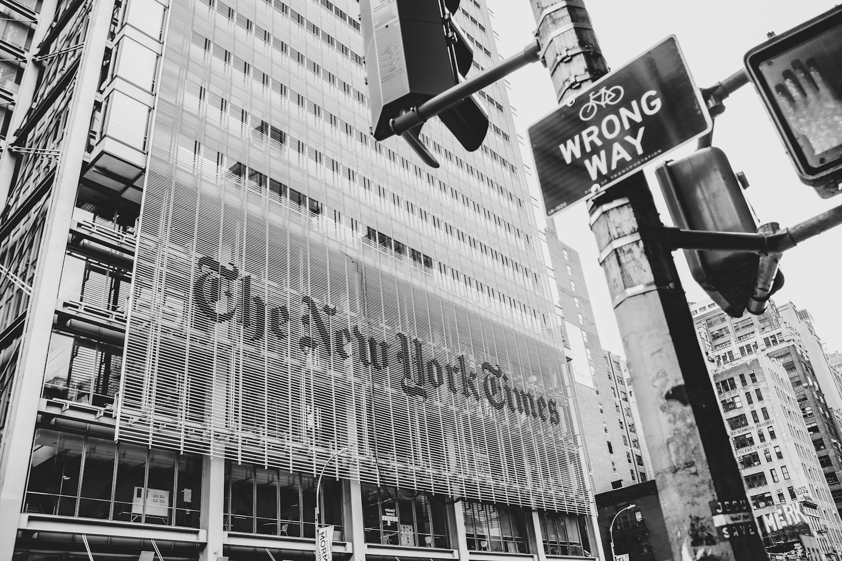 The New York Times Building in New York City (Jakayla Toney via Unsplash)