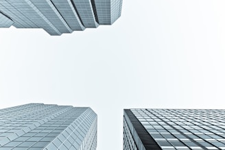 black and white concrete building