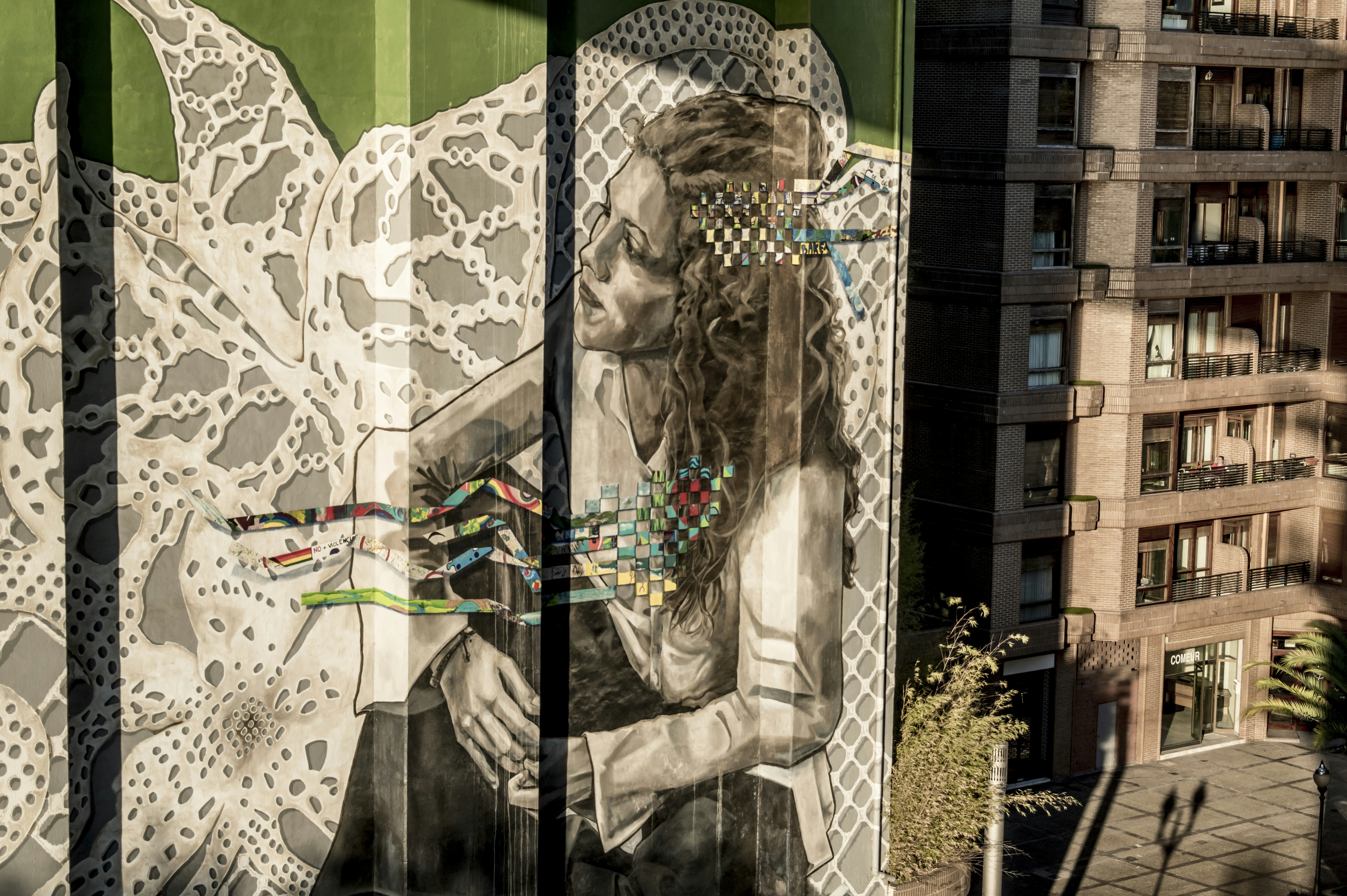 Street art in Bilbao.
