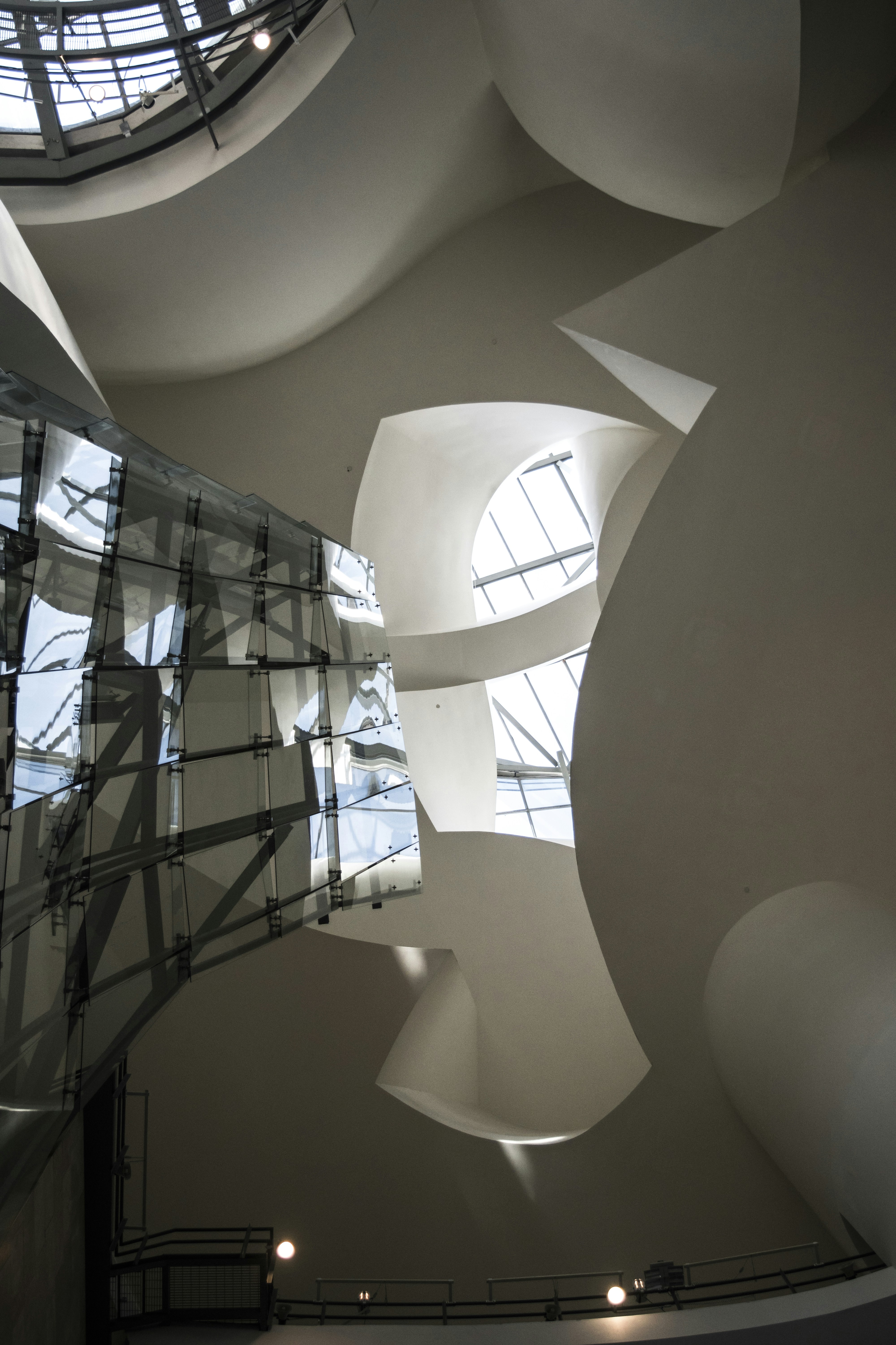 Inside Guggenheim Museum Bilbao.