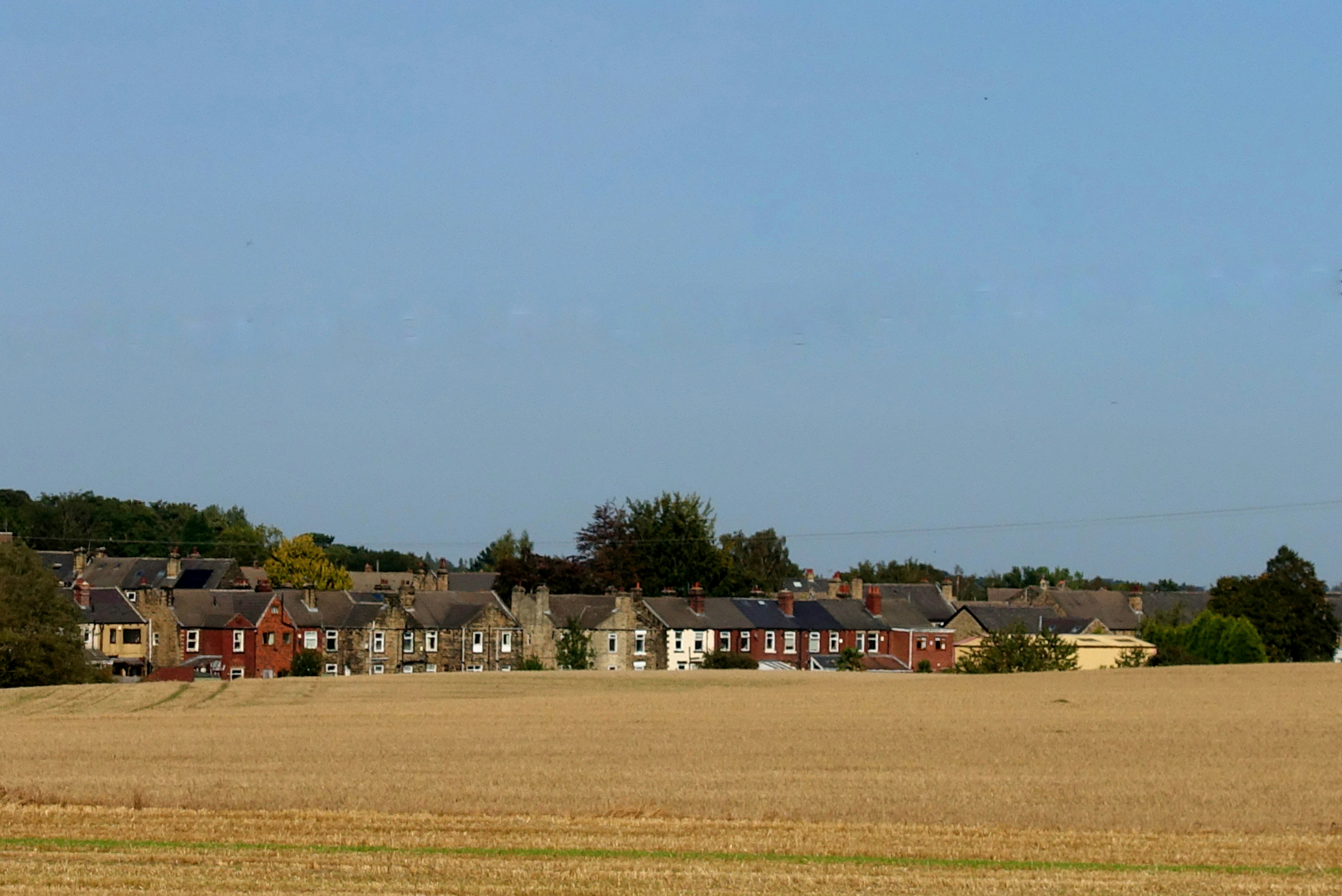 A walk around Ackworth on a beautiful sunny September afternoon,, tractors busy harvesting crops, ploughing fields, hay and straw bales sat in the Autumn sunshine, An idyllic afternoon in the Countryside, Yorkshire, England