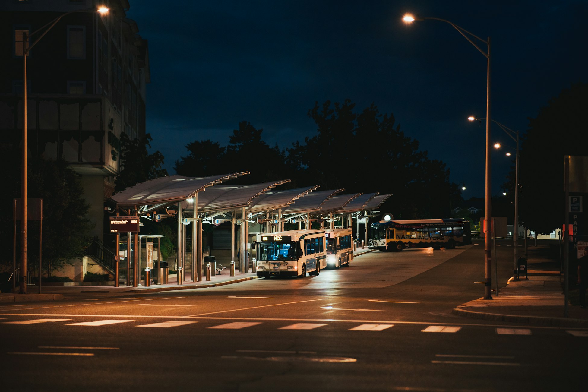 A bus station in Norwalk, Connecticut (Nicholas Bartos via Unsplash)