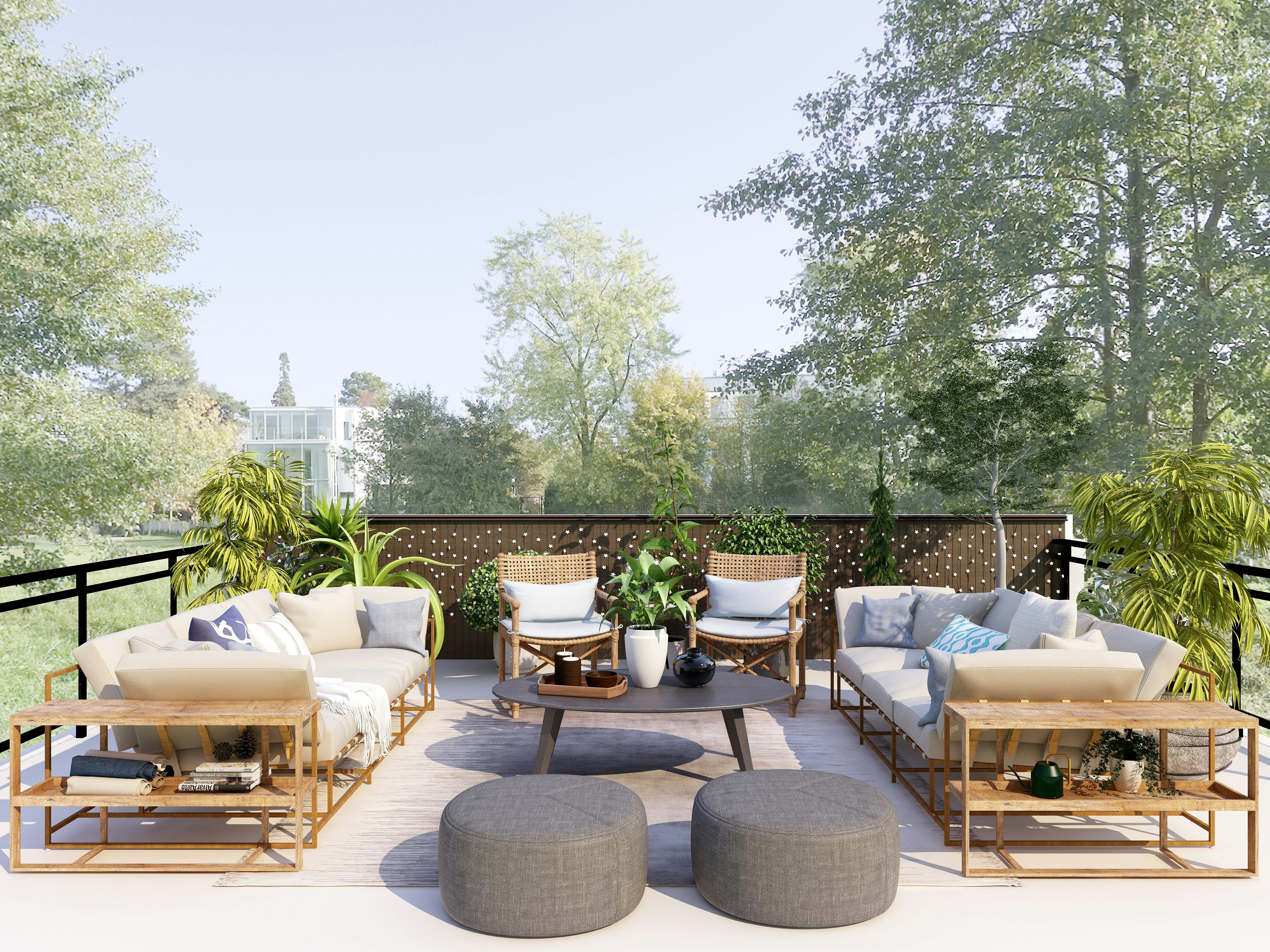 Contemporary Patio Space