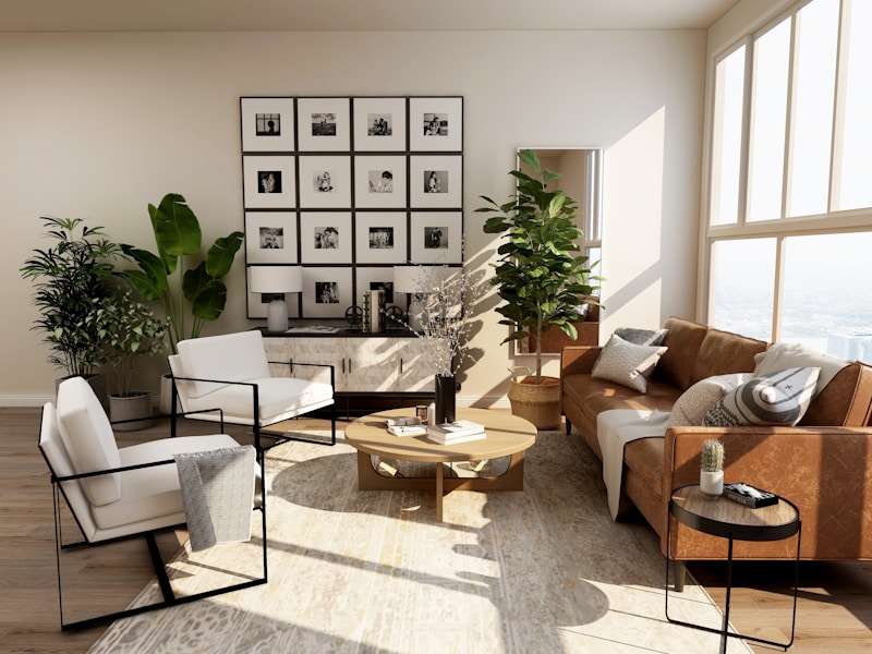 Modern Contemporary Living Room - Nelz Decor Homes