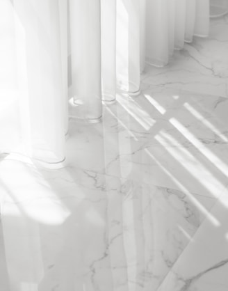 white and brown floor tiles