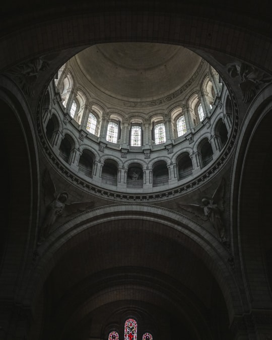 low angle photography of dome building in Sacré-Cœur France