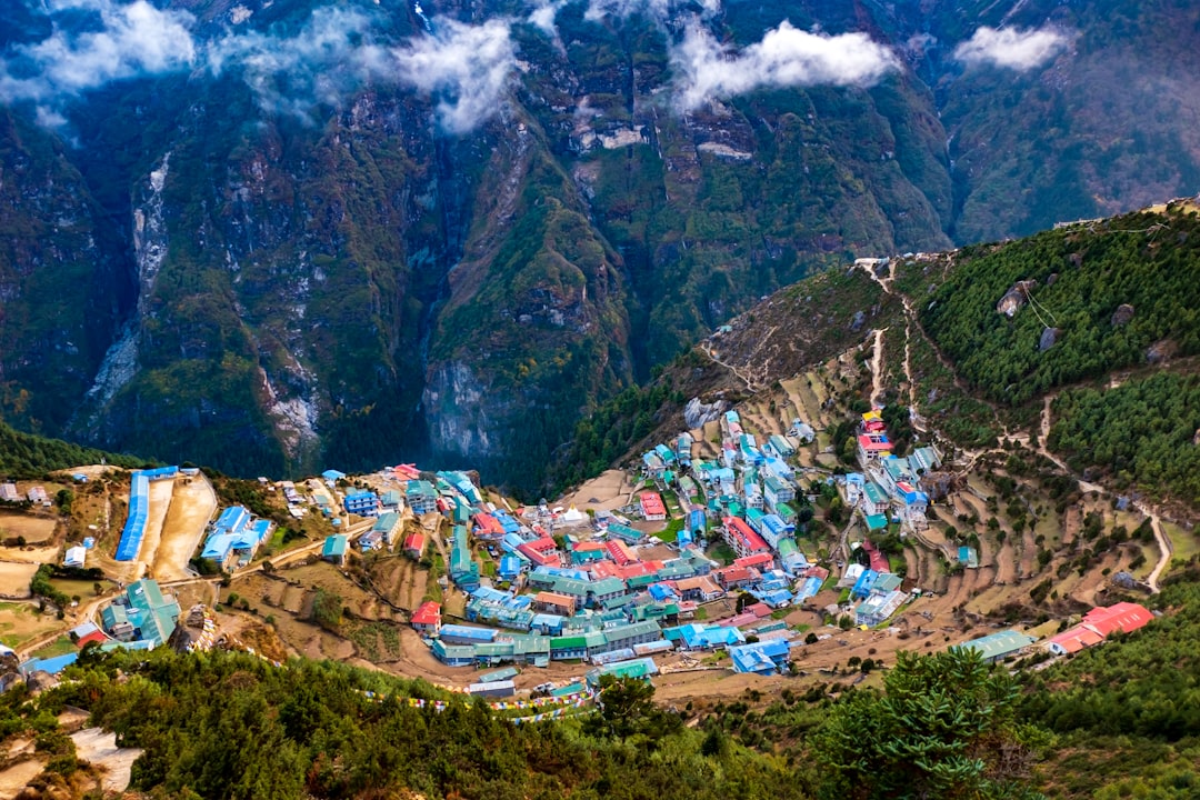 travelers stories about Hill station in Namche Bazaar, Nepal