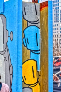 A vibrant mural blending technology and urban culture, representing a kriyoven labs venture.