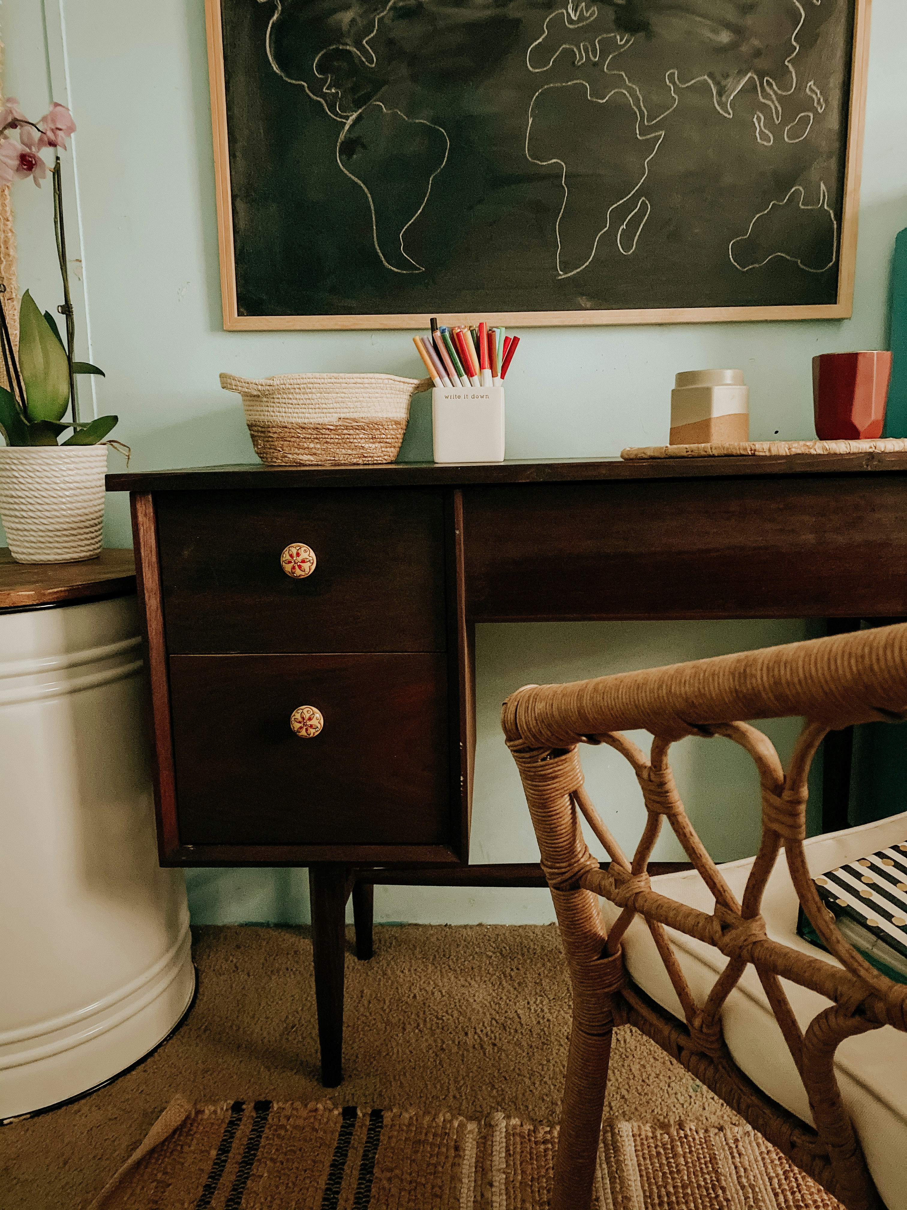 summer craft desk, wallpaper, Easy Summer Crafts for Adults: Creative DIY Home Projects 2