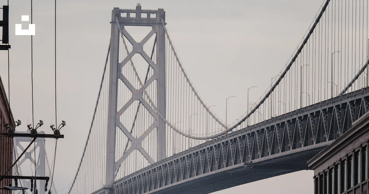 Grey Line Bridge Gray bridge under white sky during daytime photo – Free Grey Image on ...